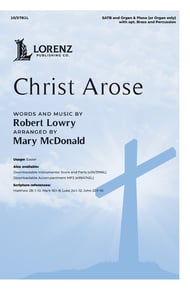 Christ Arose SATB choral sheet music cover Thumbnail